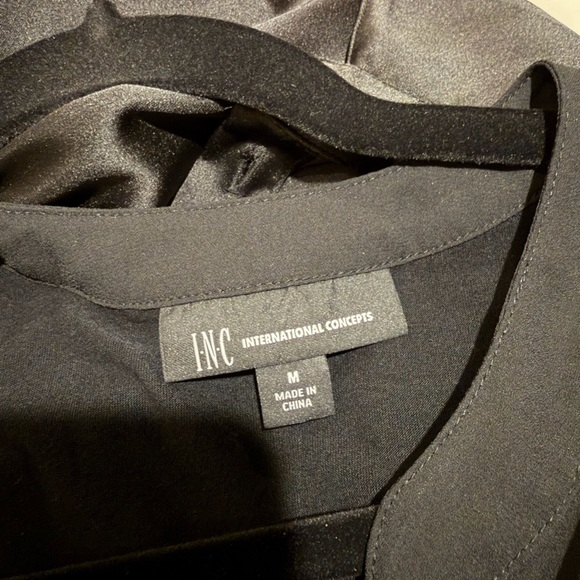 INC International Concepts Black Blouse - Picture 3 of 3